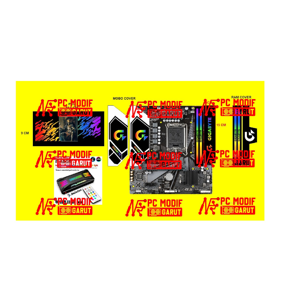 PAKET COVER RGB SYNC CUSTOM LOGO PC GAMING
