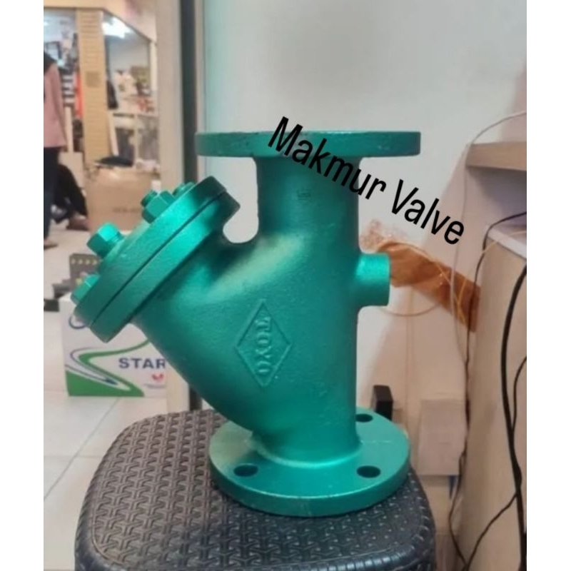 Y STRAINER TOYO JIS 10K CAST IRON 5"