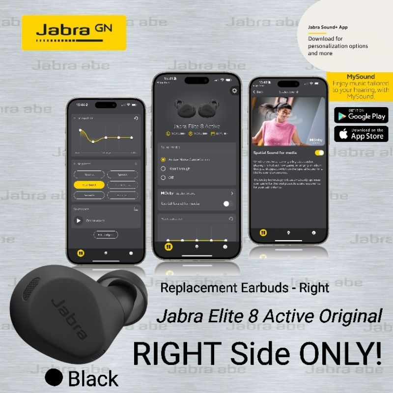Jabra Elite 8 Active Original Replacement Earbuds Right