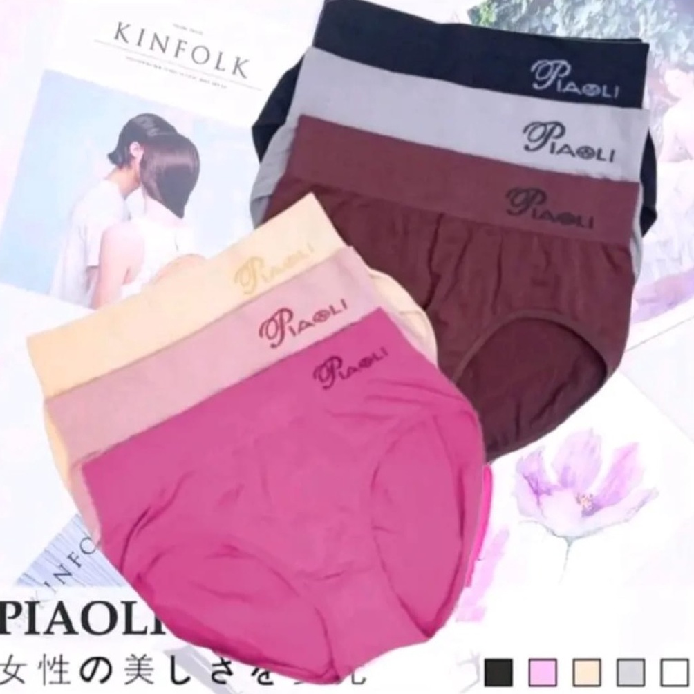 KODE X24U Celana Dalam Wanita Premium Bahan Rajut Merk Piaoli