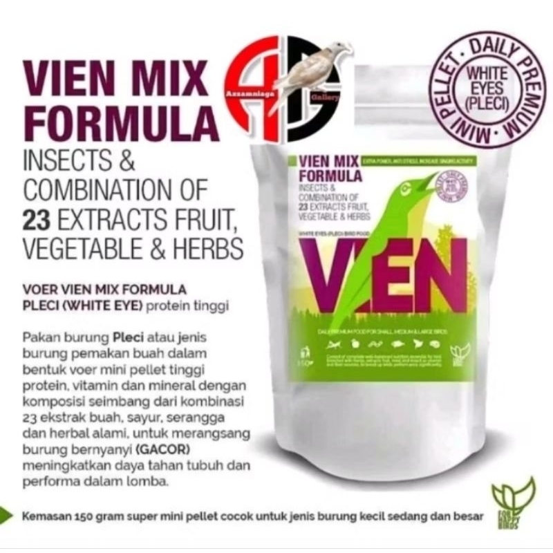 VIEN MIX FORMULA  VOER  VIEN PLECI HIJAU