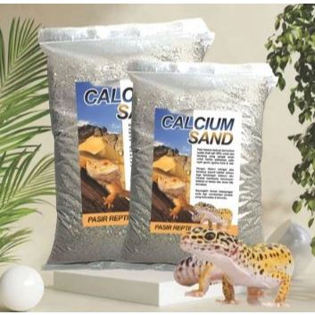CALCIUM SAND 500 - Pasir Kalsium Gecko Alas Kandang Tarantula Gecko Kalsium Gecko Reptil Ular Torto 