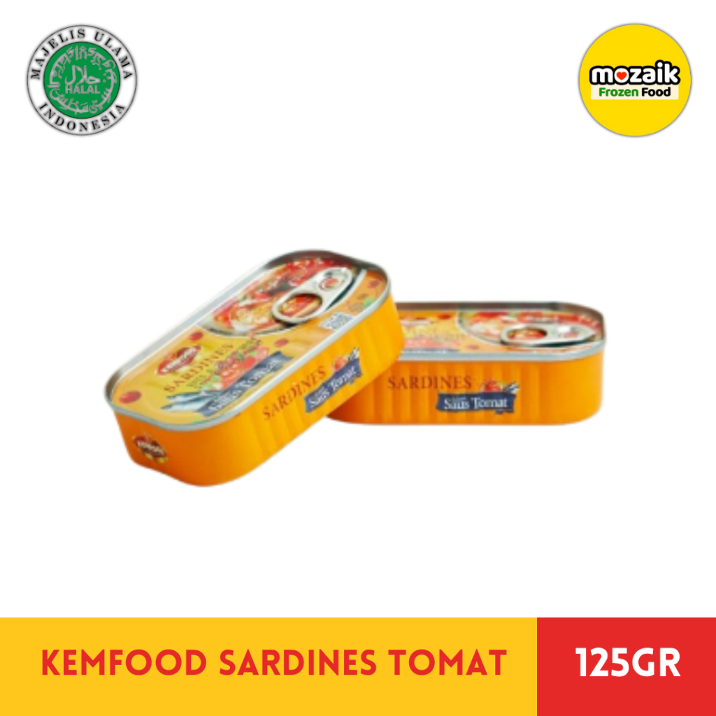 

Kemfood Sardines Saus Tomat Cabe Mozaik Frozen Mart Frozen Food