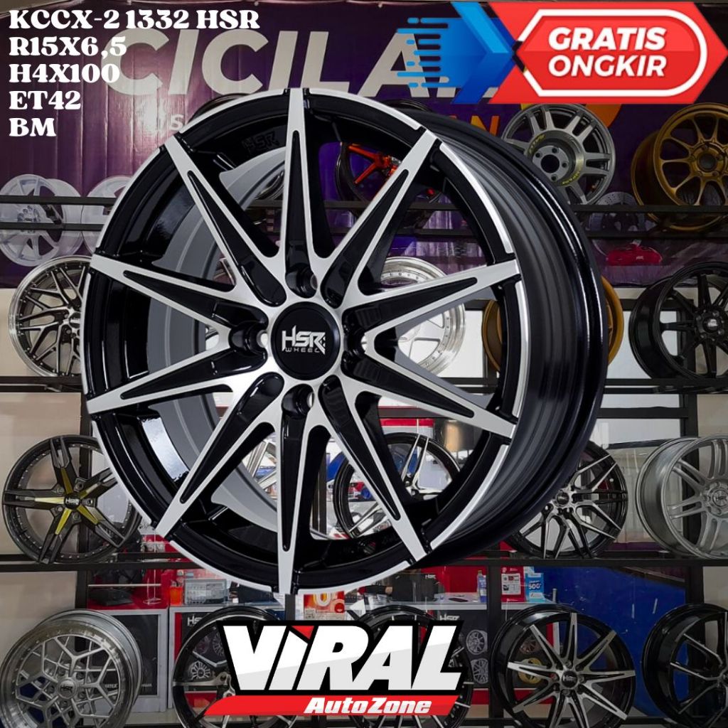 Velg Mobil Ring 15 HSR KCCX 2 R15 UNTUK SIGRA , CALYA , MARCH , SIRION