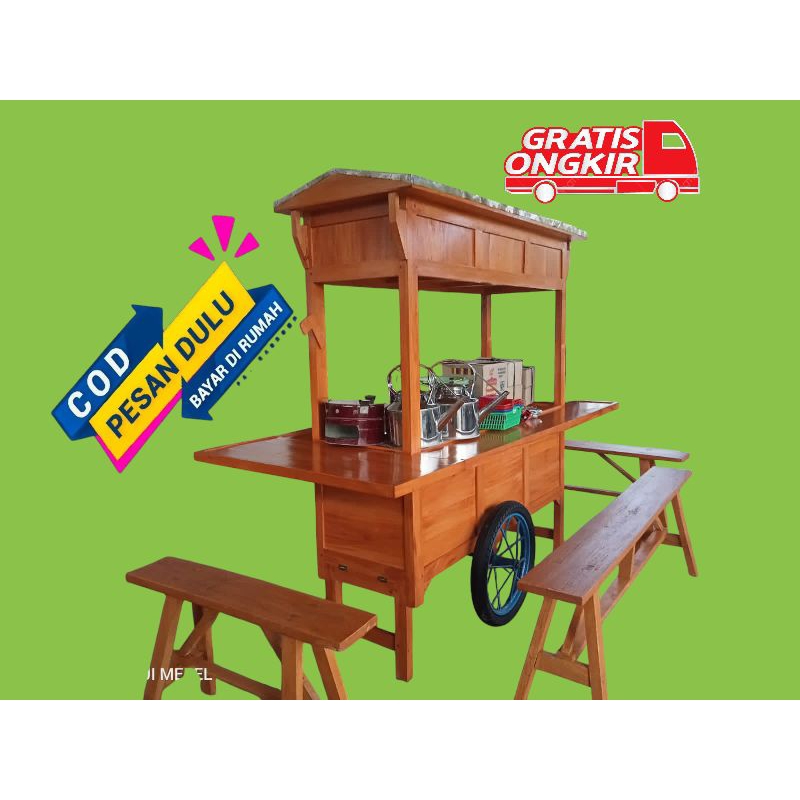 gerobak angkringan komplit