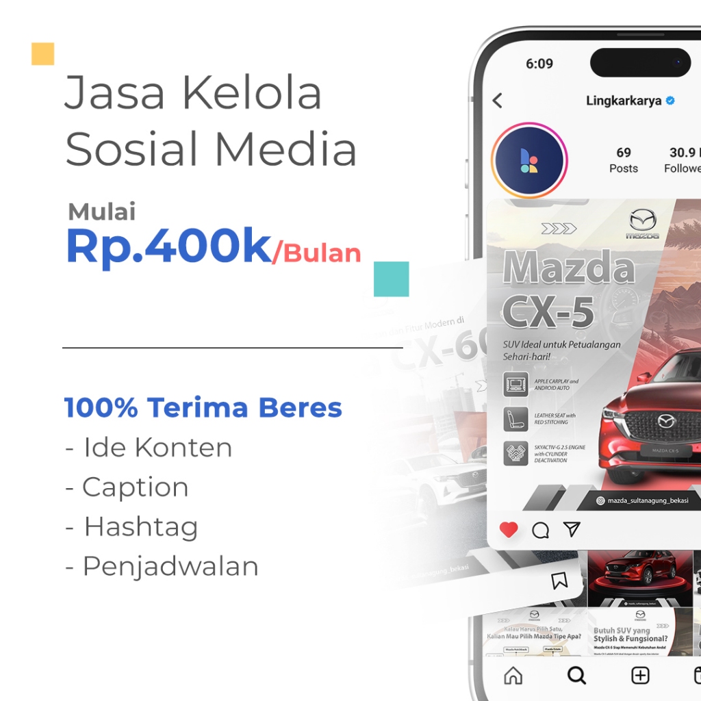 Jasa Desain Feed Story Insta Medsos Sosial Media Termurah