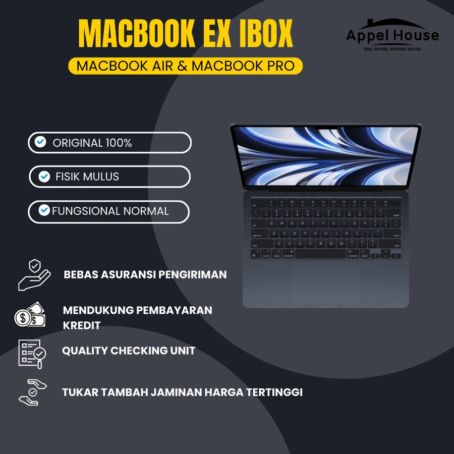 MACBOOK EX IBOX Fullset Good Unit Original Ex Garansi Resmi Indonesia