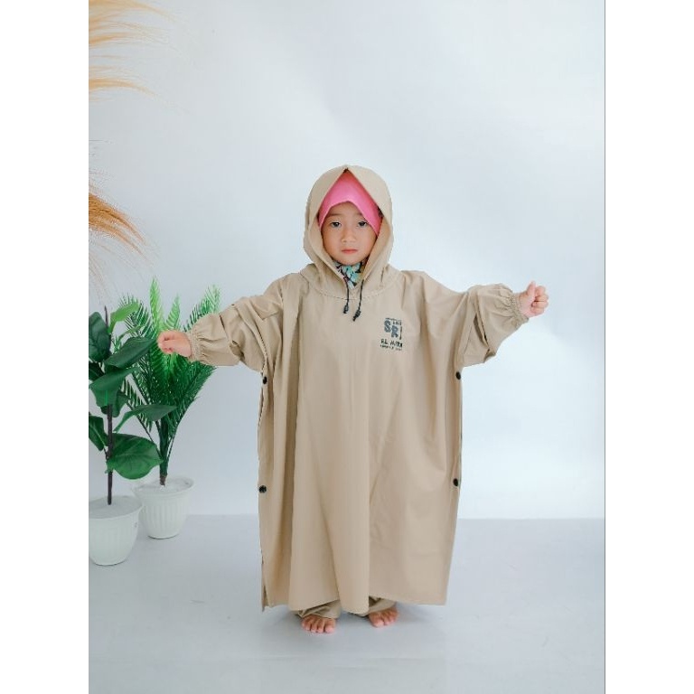 KODE E46X JAS HUJAN ANAK SETELAN PONCO