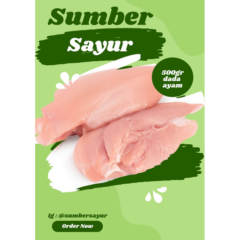 

dada ayam fillet sayur segar murah makassar
