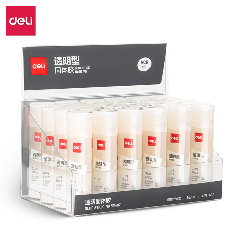 

Lem Kertas Deli Glue Stick Lem Kertas Batangan 21gr Merekat dengan kuat ATK 5340X