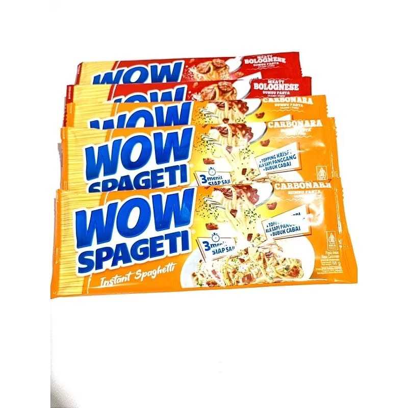

WOW SPAGETI INSTANT 5 PCS 440g