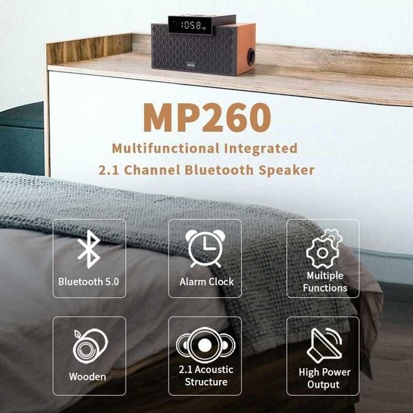 Edifier MP260 Multifunctional Integrated 2.1 Speaker Bluetooth Channel