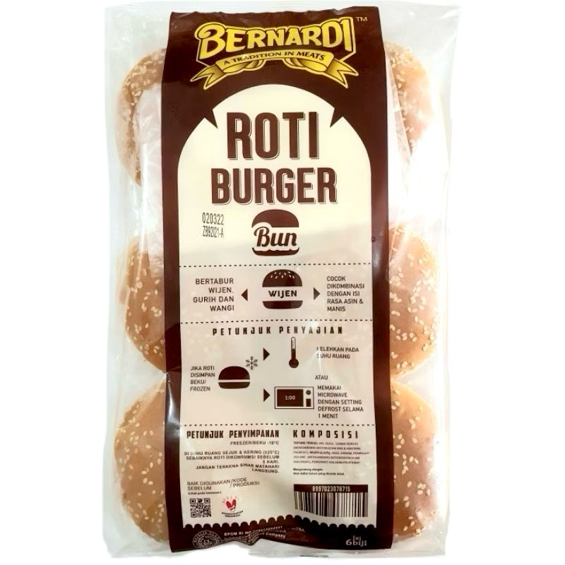 

Bernardi Roti Burger Wijen 6 pcs