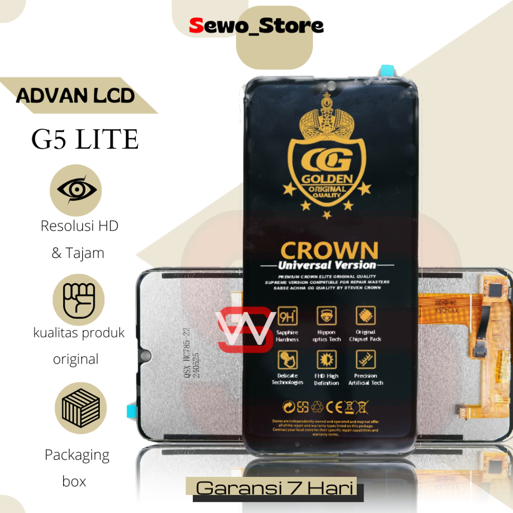 LCD TOUCHSCREEN ADVAN G5 LITE ORIGINAL FULLSET COMPLETE
