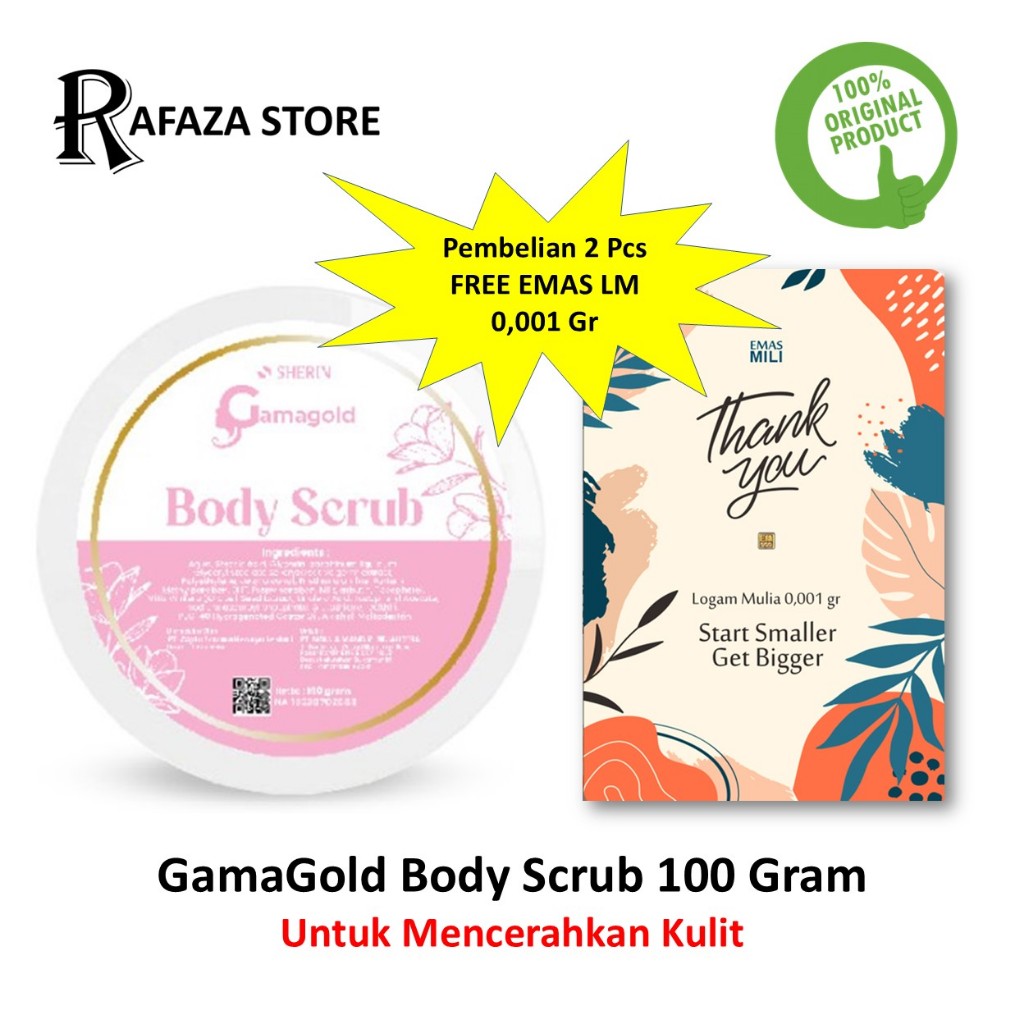 Gamagold Body Scrub Sabun Kecantikan