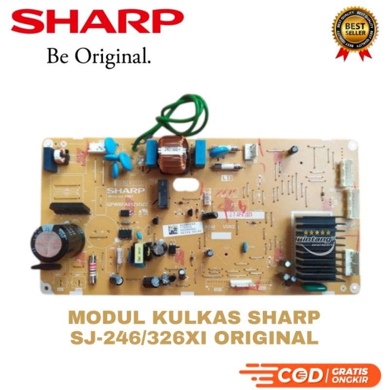 Modul Kulkas SHARP Mainboard Kulkas Sharp SJ-246/326XI Original