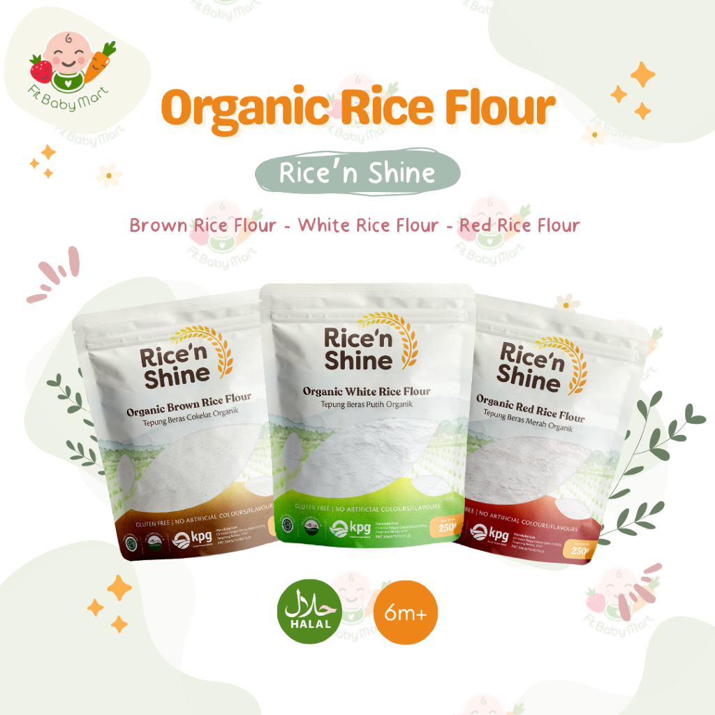 

RICE 'n SHINE - Tepung Beras Organik | Cocok untuk MPASI - GLUTEN FREE