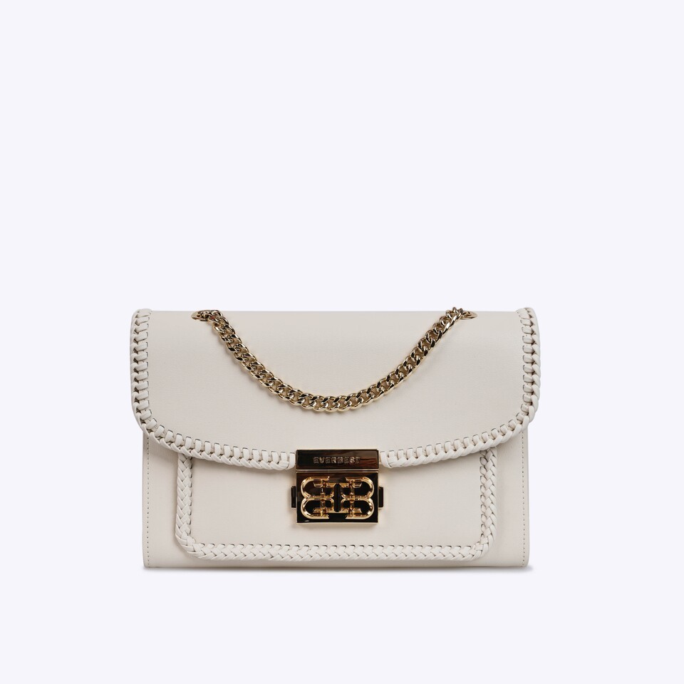 Everbest ELEONORA Tas Sling Bag Wanita Beige & Black