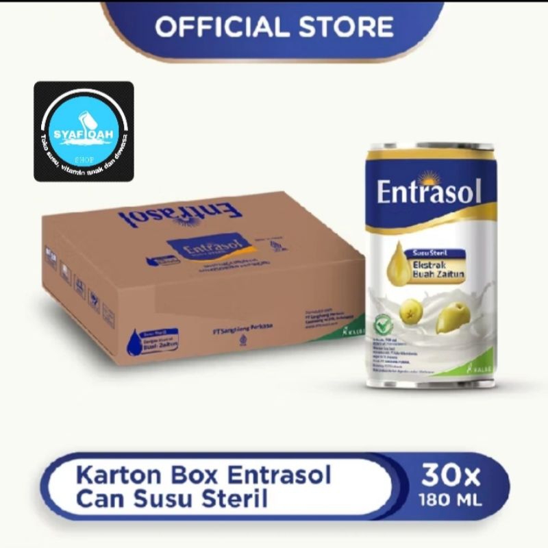 

entrasol can susu steril ektra buah zaitun 30×180 ml