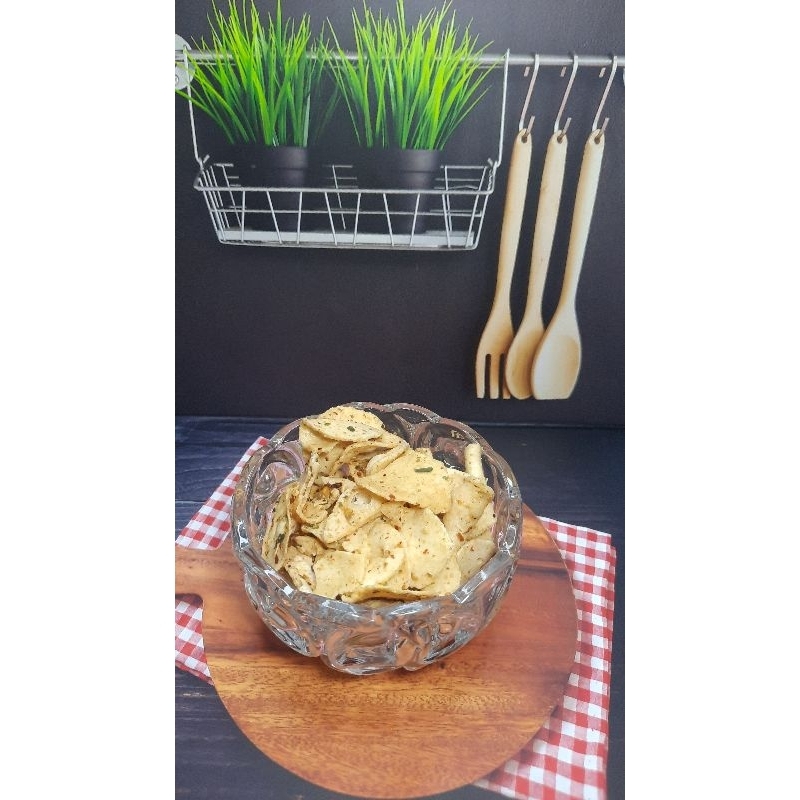 

Basreng Koin Pedas Daun Jeruk , Ukuran 100gr