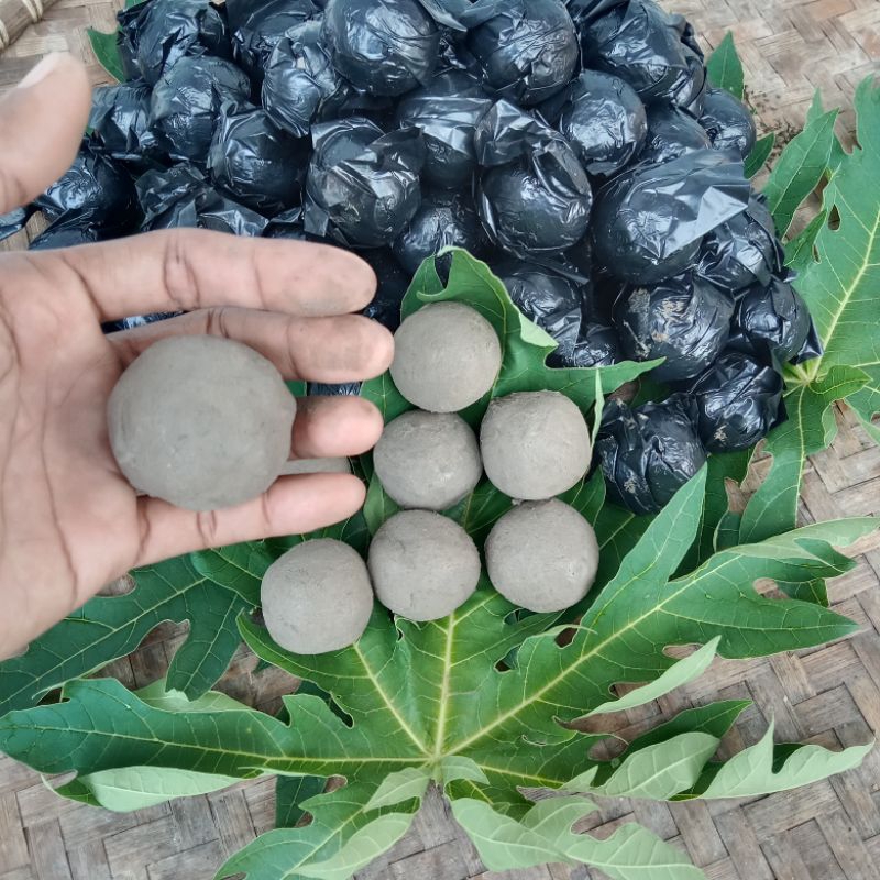 

ampo tanah liat 25 butir penghilang pahit daun pepaya dan buah pare