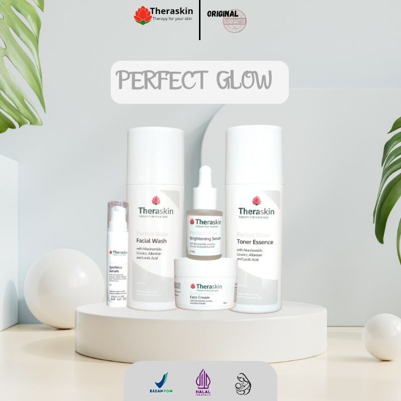 Theraskin Paket Perfect Glow Brightening Series Paket Flek Hitam Membandel