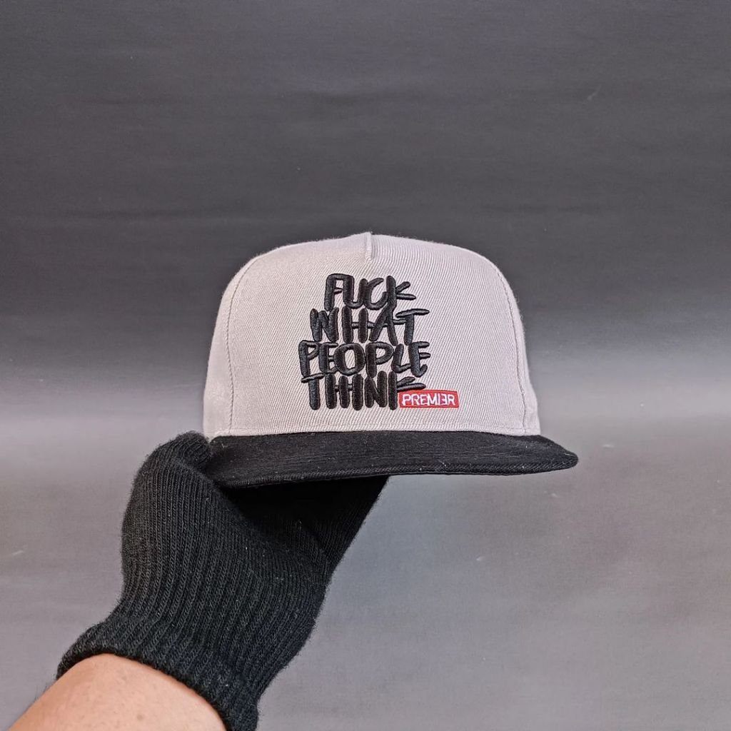 Topi Snapback Unisex Pria Wanita PREMIER Two Tone