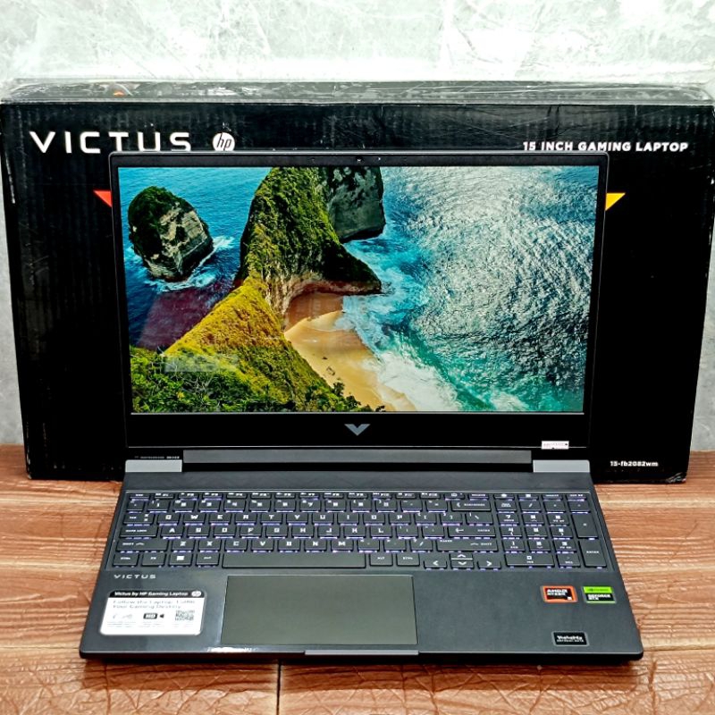 Laptop VICTUS HP Gaming 15-fb2082WM AMD RYZEN 5-8645HS RAM 8GB SSD 512GB RTX 4050