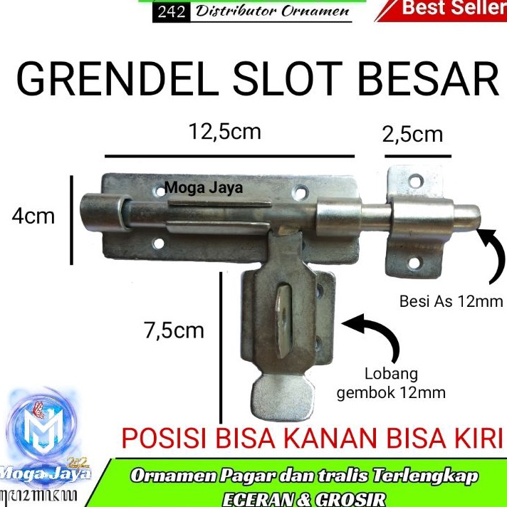 slot grandel BESAR kunci gembok pintu
