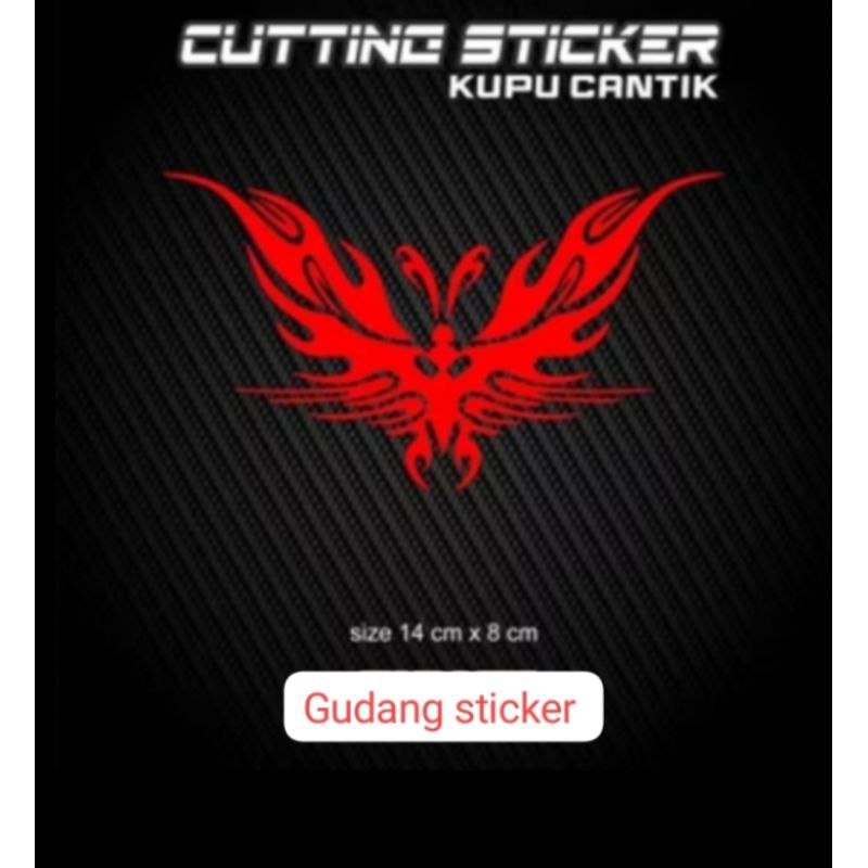

Sticker kupu cantik cuting stiker berkualitas