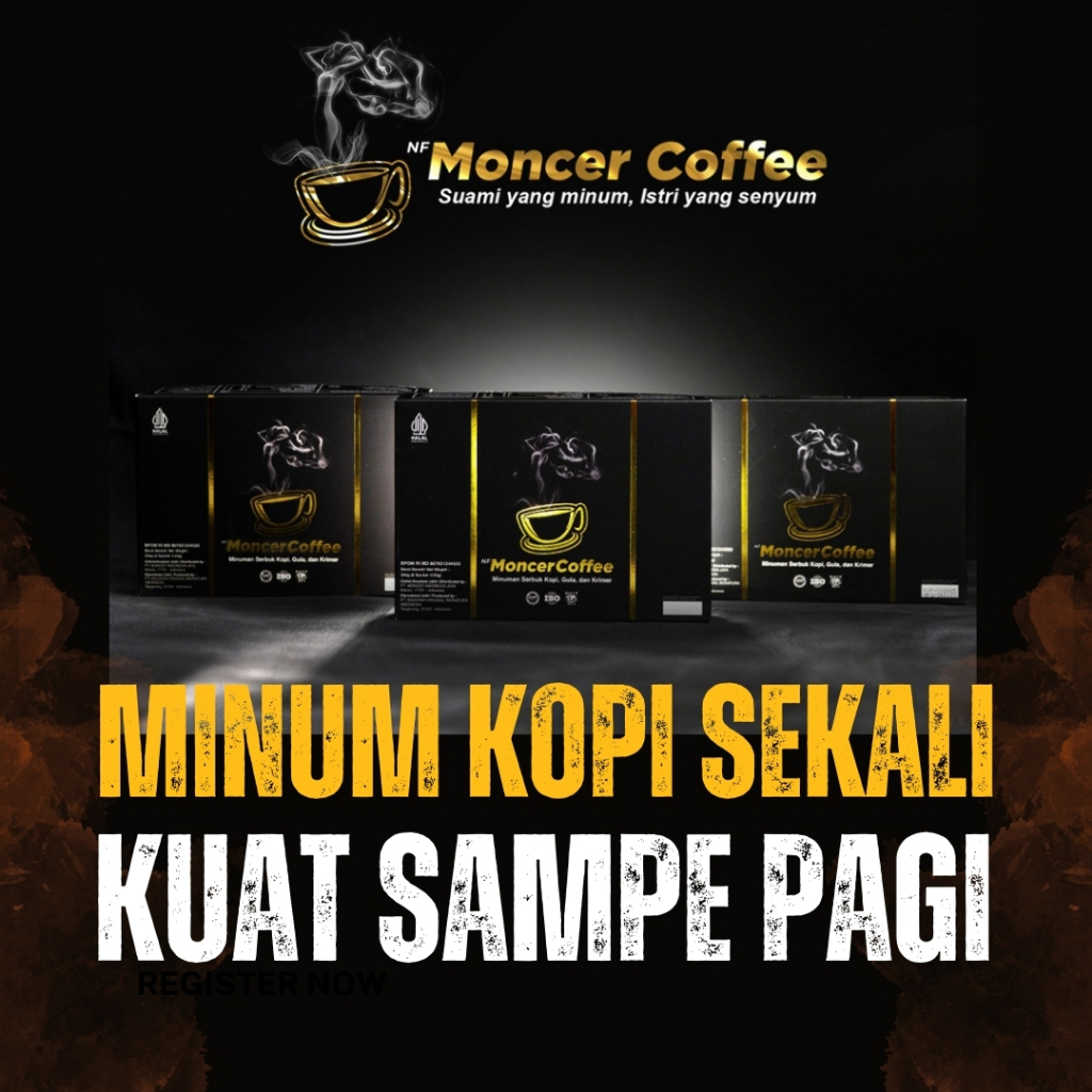 

Monceer Coffee Original Kopi Stamina Pria Tahan Lama Di Ranjang Alami Tanpa Efek Samping HALAL BPOM