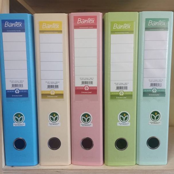 

KODE I44O Ordner Bantex Folio 1465 7cm Warna Pastel PCS