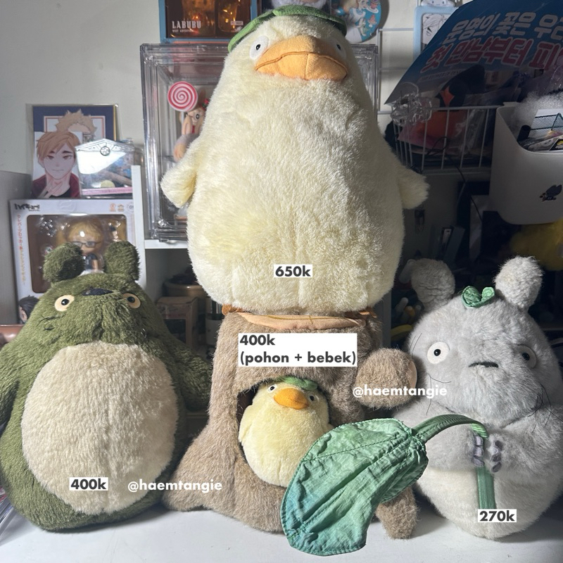 doll boneka plush ghibli studio totoro sun arrow pohon tree bebek japan original