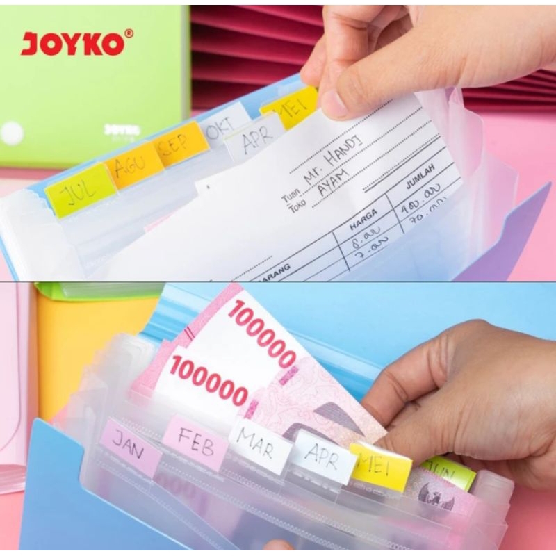 

Expanding File EF-1218 Joyko Giro Pocket Map 13 Pocket