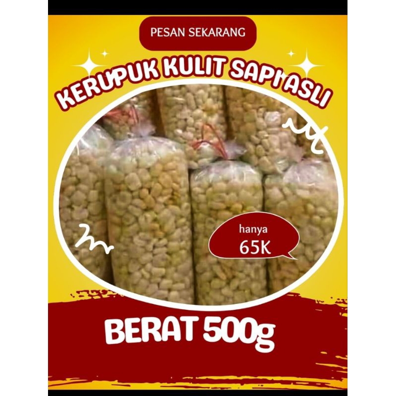 

KRUPUK DOROKDOK ORIGINAL BRT 500G CUMAN 65K
