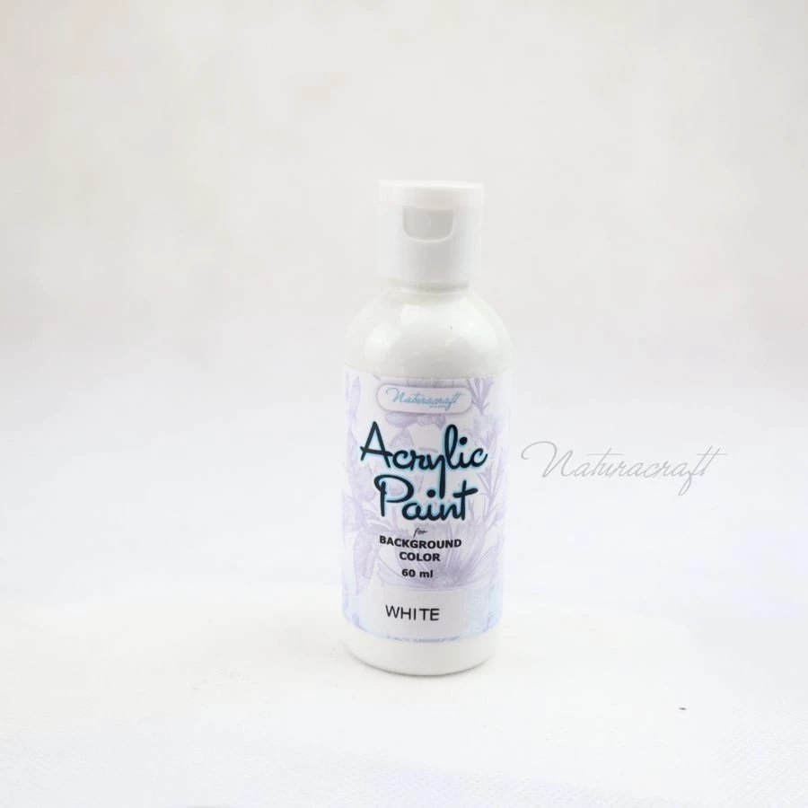 Cat Akrilik Putih / Acrylic Paint 60 ml by Naturacraft