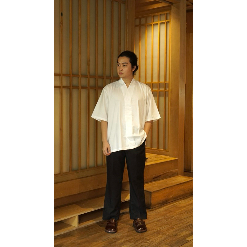 “Kappabashi" Style Chef Jacket / Seragam Kitchen Unisex / Aksara Chef Jacket / Baju Chef / Baju Koki