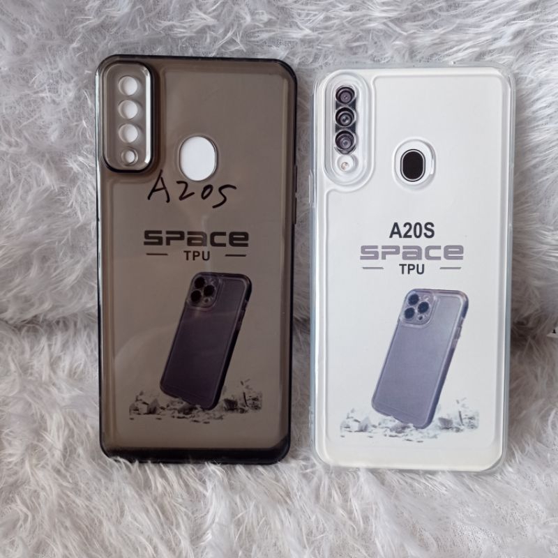 SOFTCASE CASING BENING TELASPARAN TYPE SAMSUNG A20 S PELINDUNG BELAKANG NYA HP DAN CAMERA READY