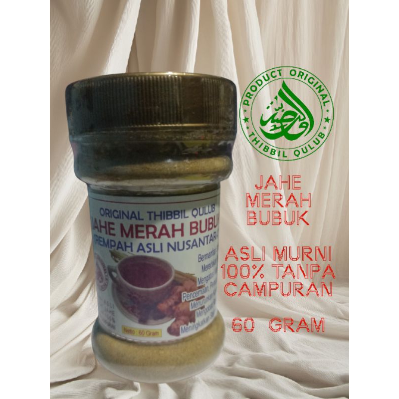 

Jahe Merah Bubuk Murni Asli Tanpa Campuran (Kemasan Botol Segel)