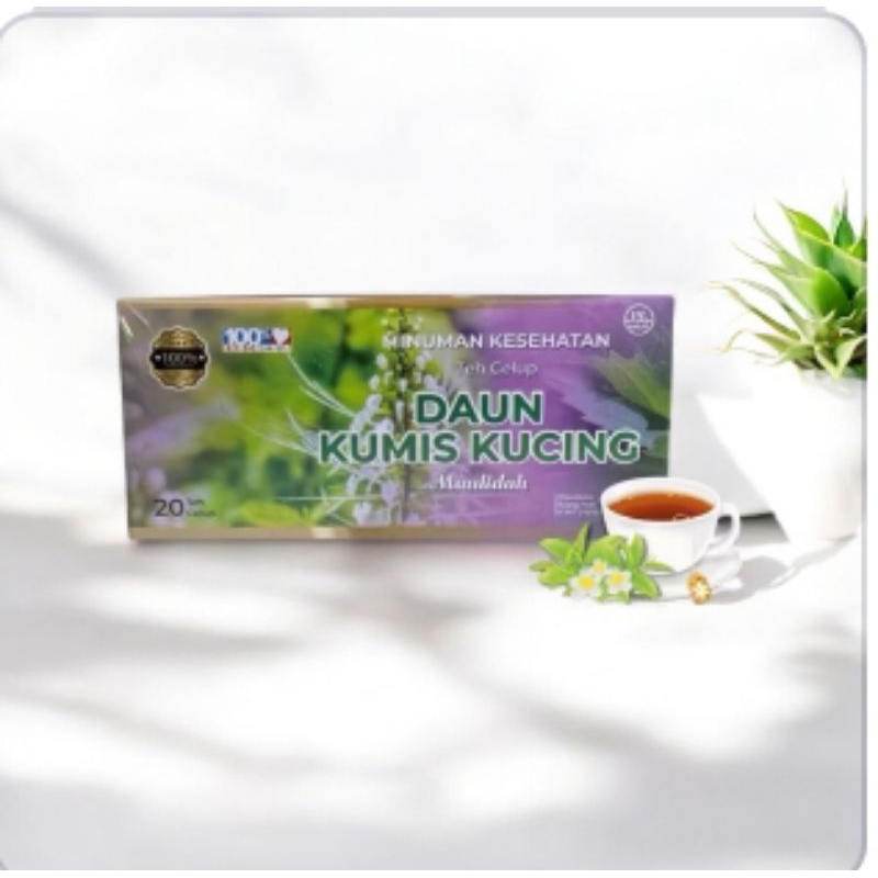 

Teh celup daun kumis kucing/Teh herbal daun kumis kucing isi 20 kantong teh