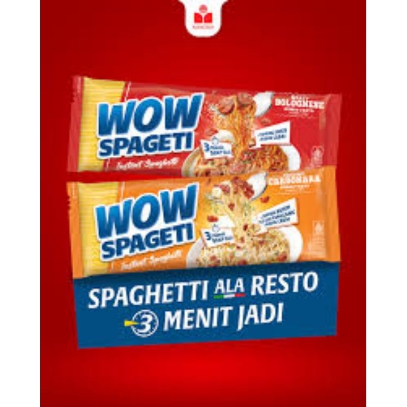

WOW SPAGETI MEALY BOLOGNESE CARBONARA