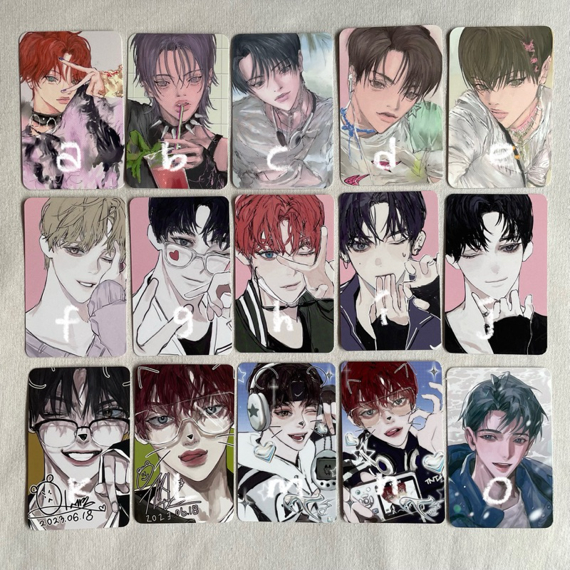 TESTAR VTIC PC PHOTOCARD MANHWA KR KOREA DEBUT OR DIE