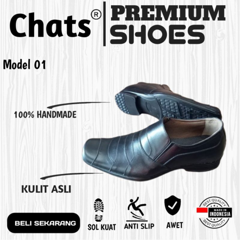 Sepatu Pantofel Pria/Sepatu Kulit Pria/Sepatu Kantor Pria/ Sepatu Formal Pria Model 01