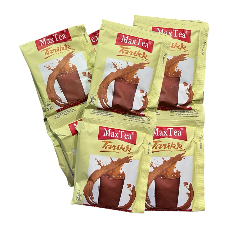 

MAX TEA TEH TARIK 1 RENCENG ISI 10SACHET 25gram