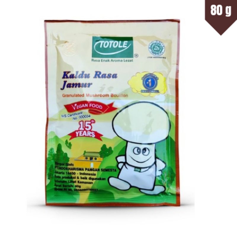 

TOTOLE KALDU RASA JAMUR 80 gr