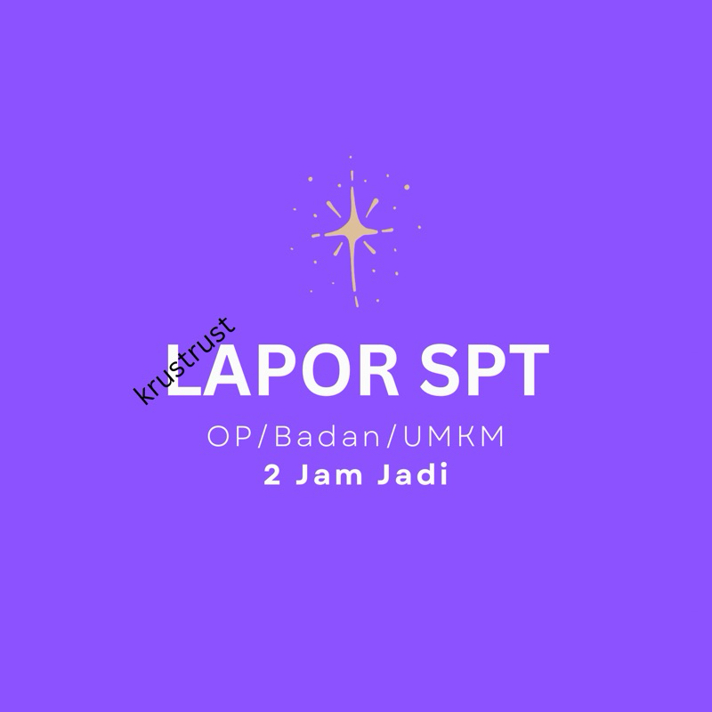 

LAPOR SPT UMKM-2 JAM JADI