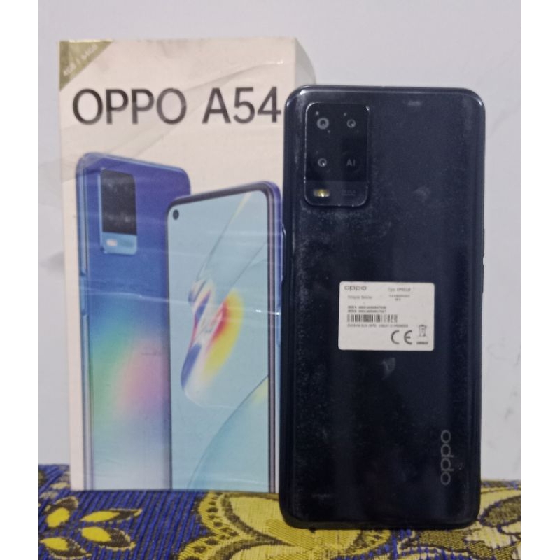 Oppo A54 ram 4/64 SECOND Lengkap tampa minus