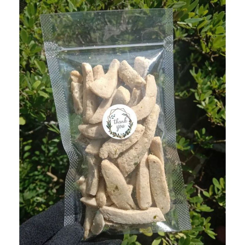 

Basreng pedas gurih daun jeruk & Basreng gurih daun jeruk