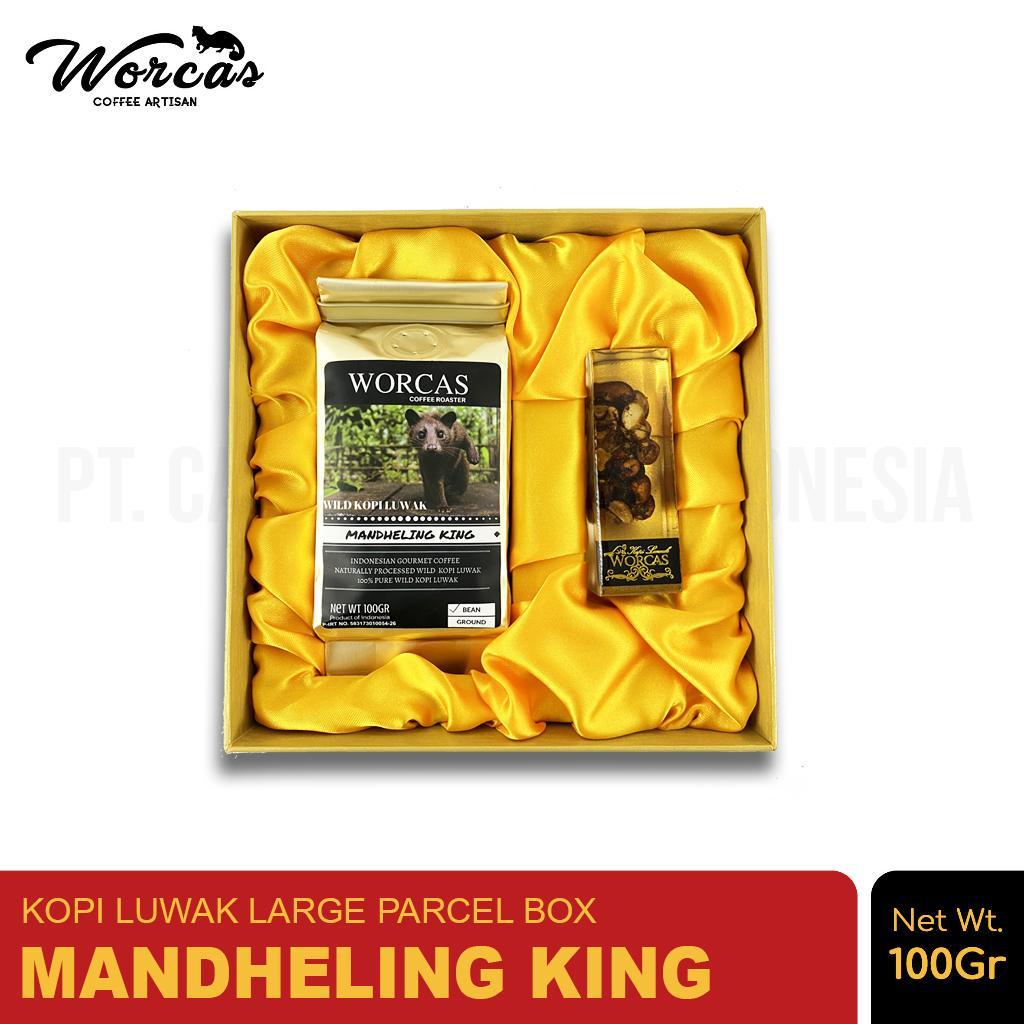 

WORCAS Kopi Luwak Liar Mandheling King Large Gift Box (Acrylic) 100gr