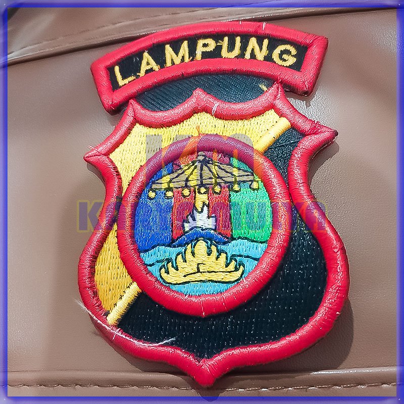 Bet Bordir Logo Polda Lampung Bordir Polda Lampung - Karya Mulya